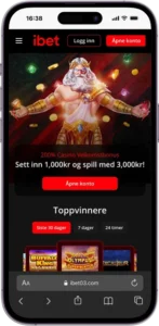 Casinoet sin mobilhjemmeside. Testet av: Jan Vidar T.
