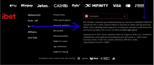 Eksempel på lisensnummer