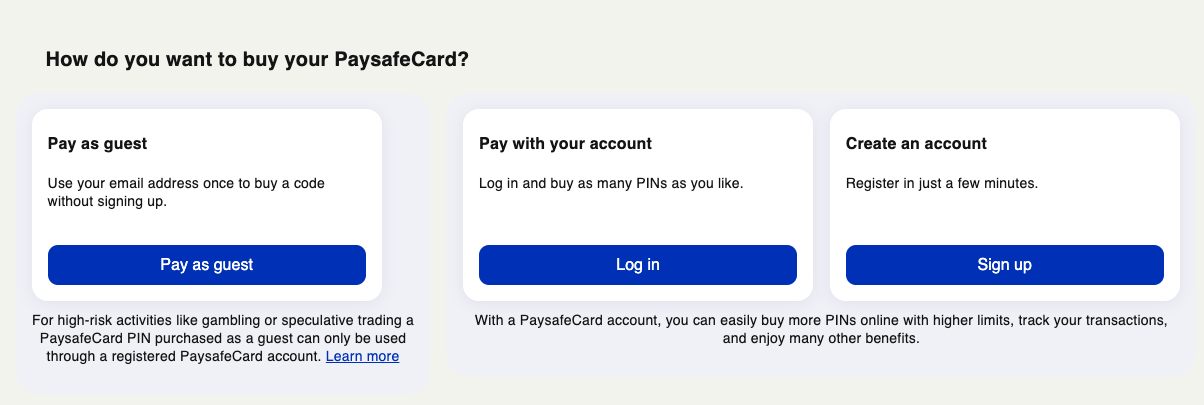 Paysafecard kontoopprettelse 4