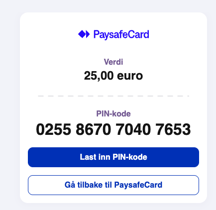 Paysafecard kontoopprettelse 6