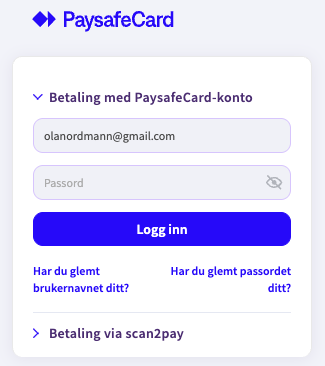 Paysafecard innskudd 4